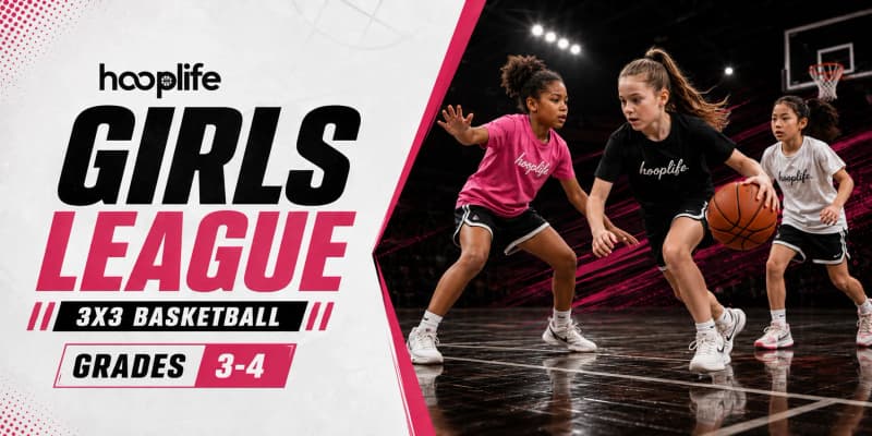 Girls 3x3 · Grades 3/4, HoopLife League