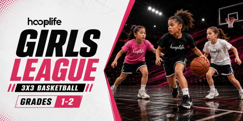 Girls 3x3 · Grades 1/2, HoopLife League