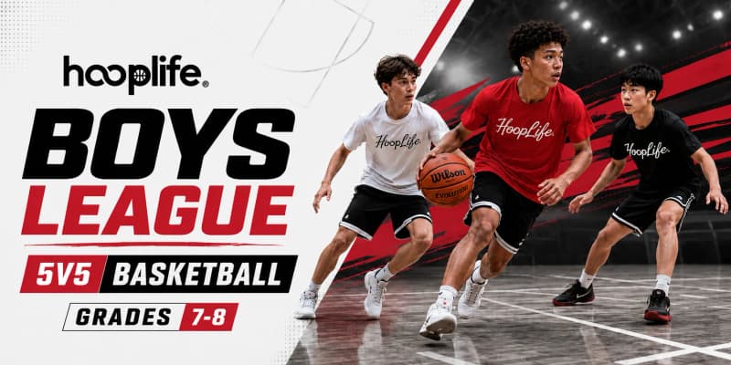 Boys 5v5 · Grades 7/8, HoopLife League