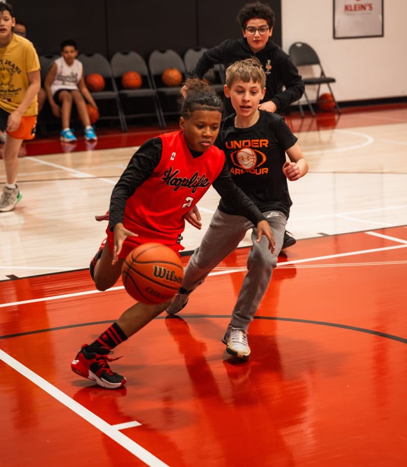 Two members going at it in a live game