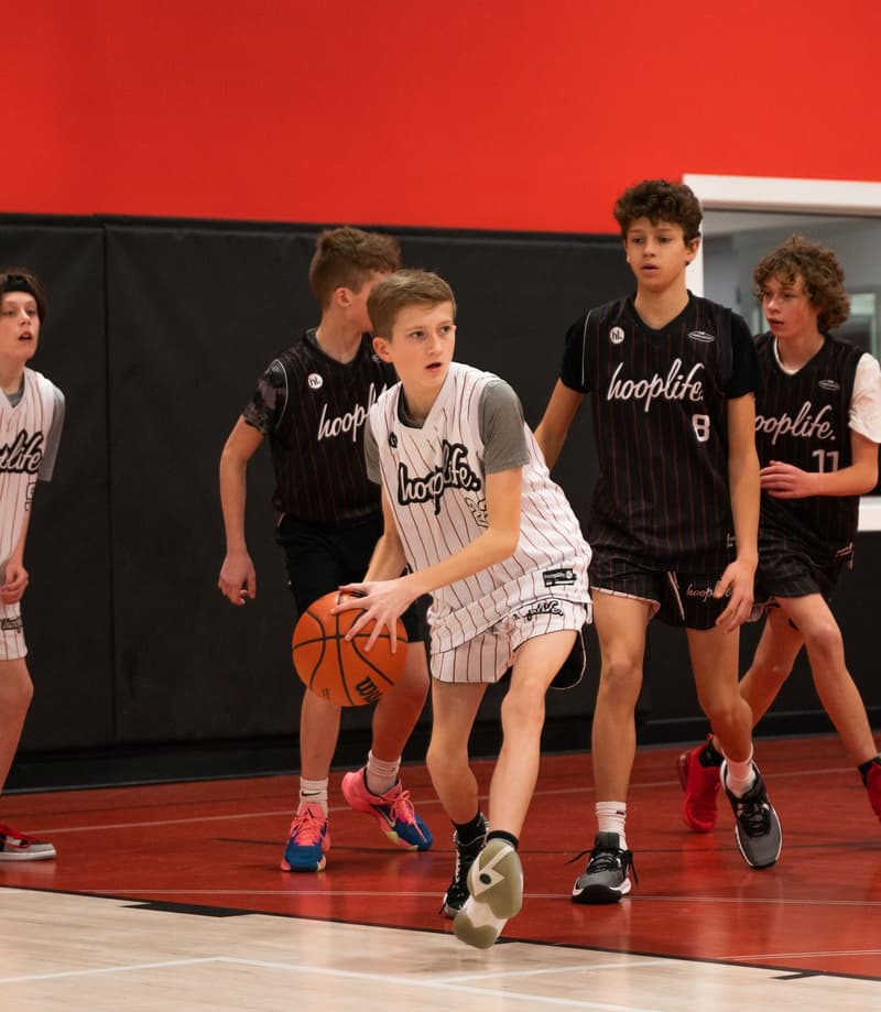 Live play at the end of a HoopLife training session